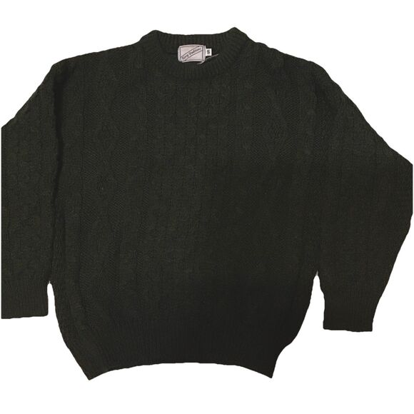 Kerry Woollen Mills Killarney Irish Fisherman Men Traditional Sweater 100% Wool - Picture 2 of 5